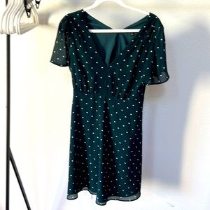 Forest green Madewell dress size 2